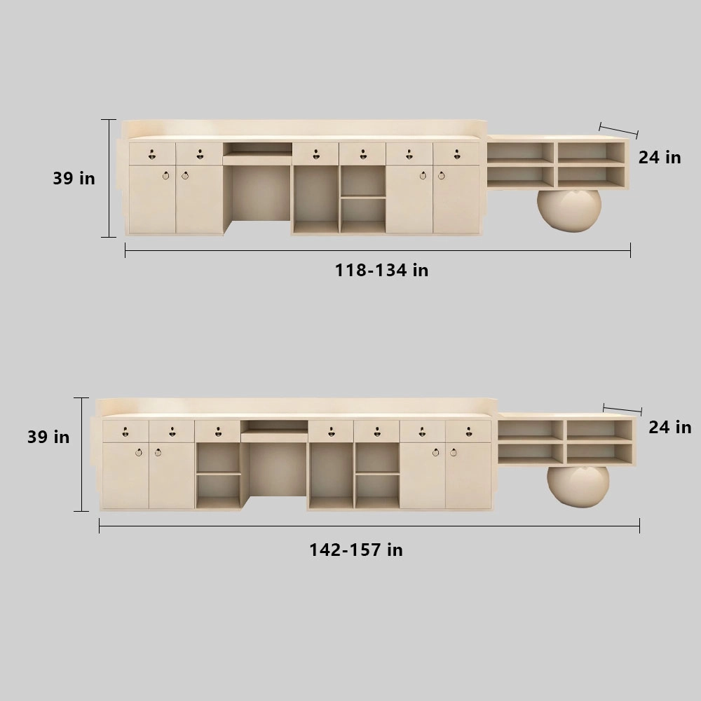 Modern Lacquer Reception Desk - Hotel &amp; Boutique Counter - image 21