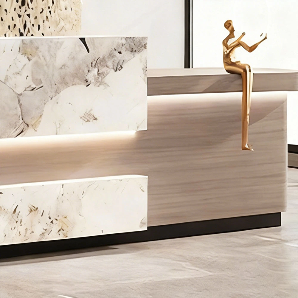 Lacquer Office Reception Desk - Hotel&amp; Retail Counter - image 13