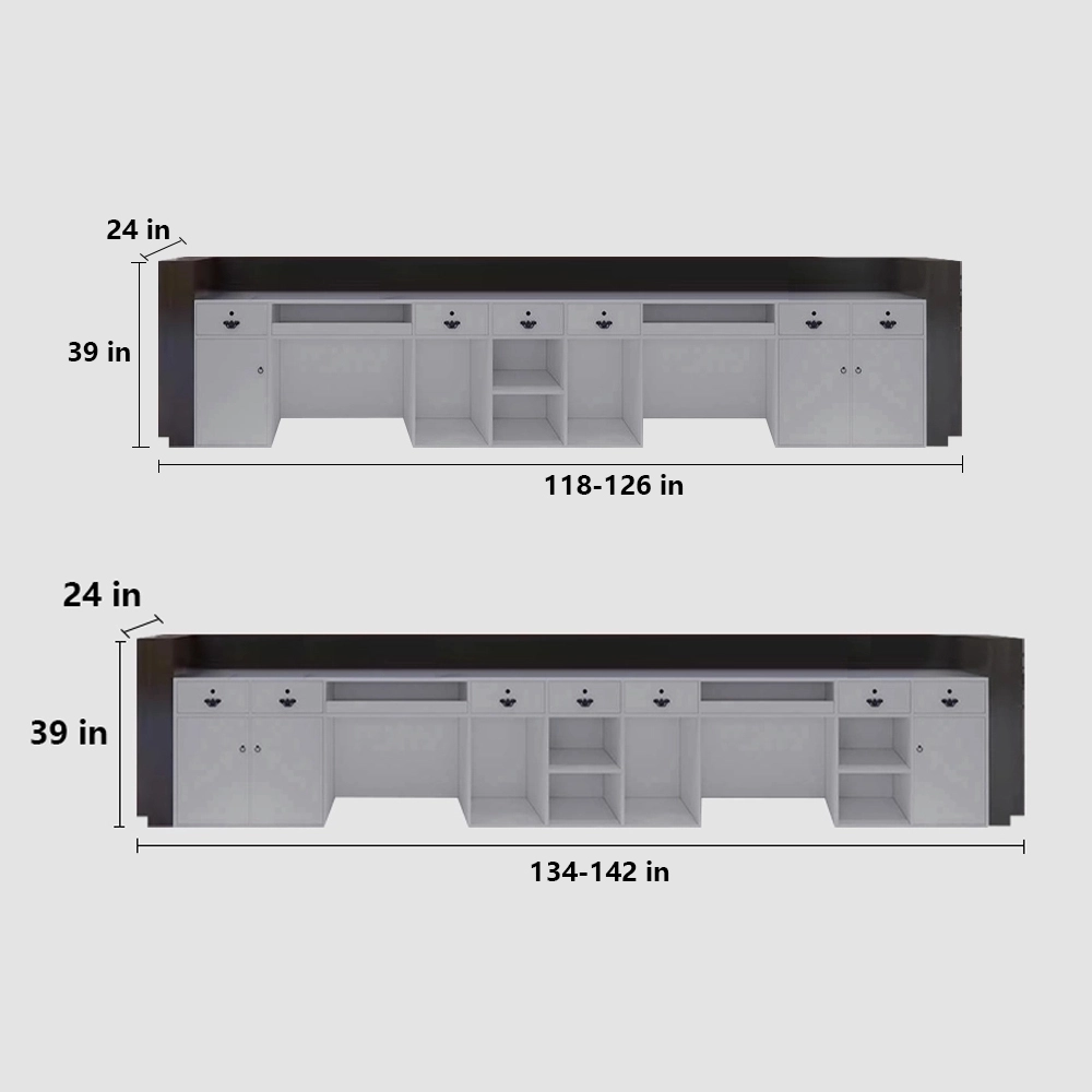 Vintage Hotel Reception Desk - Multi-Functional Bar &amp; Retail Counter - image 10