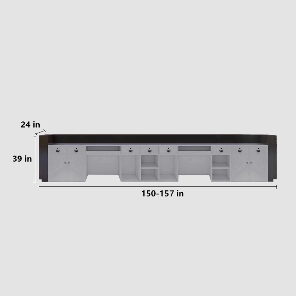 Vintage Hotel Reception Desk - Multi-Functional Bar &amp; Retail Counter - image 12