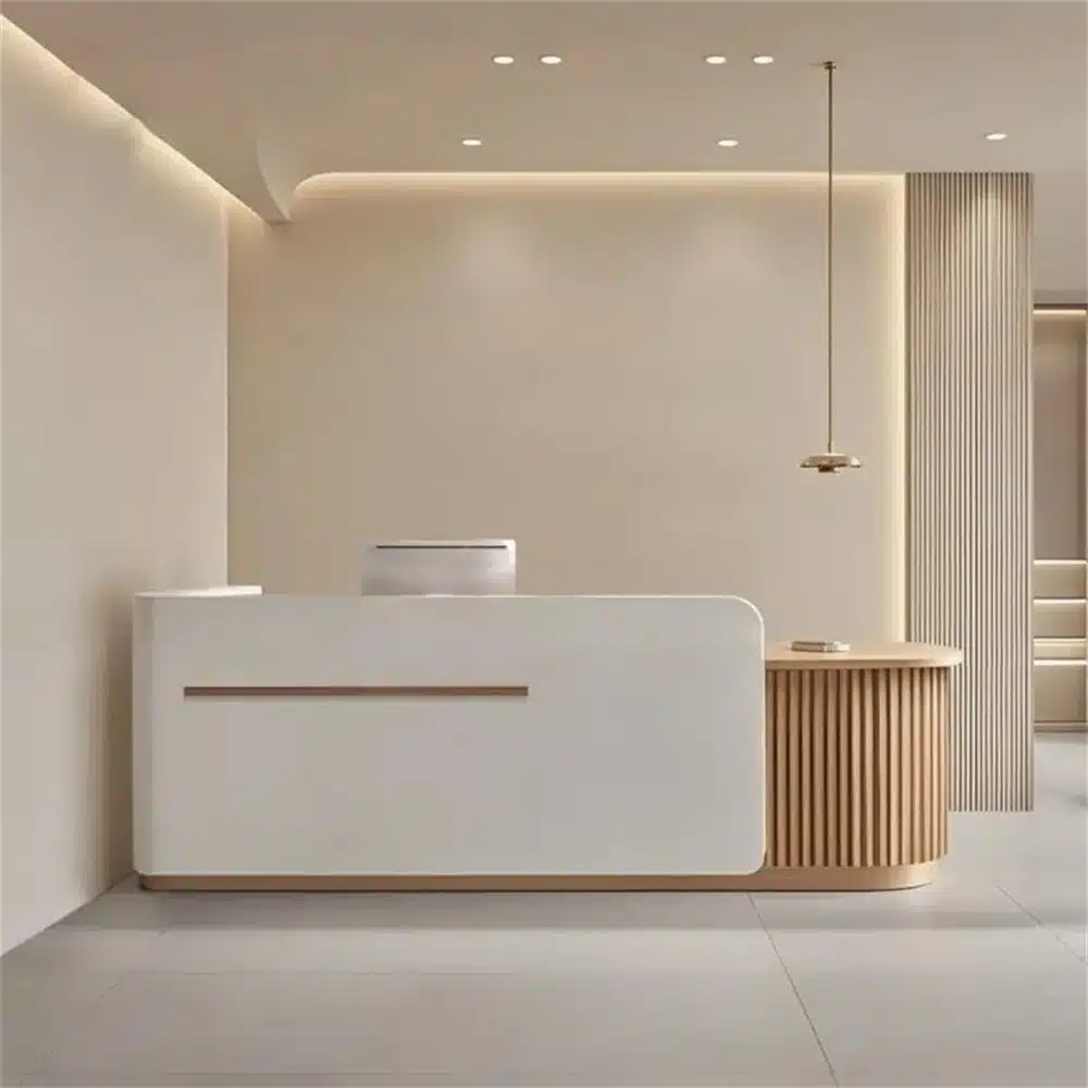 Modern Minimalist Reception Desk - image 5