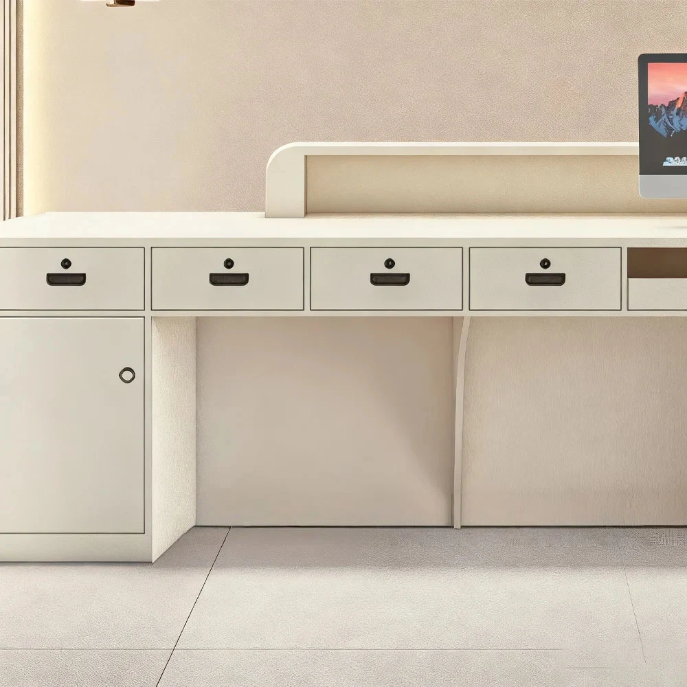 Modern Minimalist Reception Desk - image 12