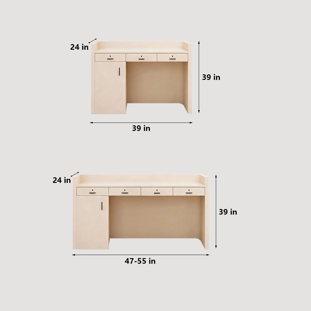Front Desk Reception Counter For Cashier, Milk Tea &amp; Nail Salons - Customizable Designs - image 9