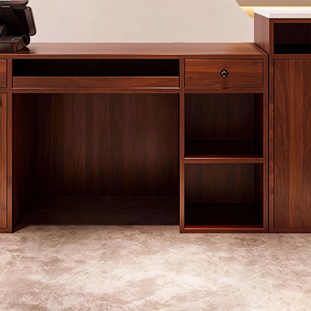Modern Lacquer &amp; Cream Style Reception Desks For Clothing Stores - image 16