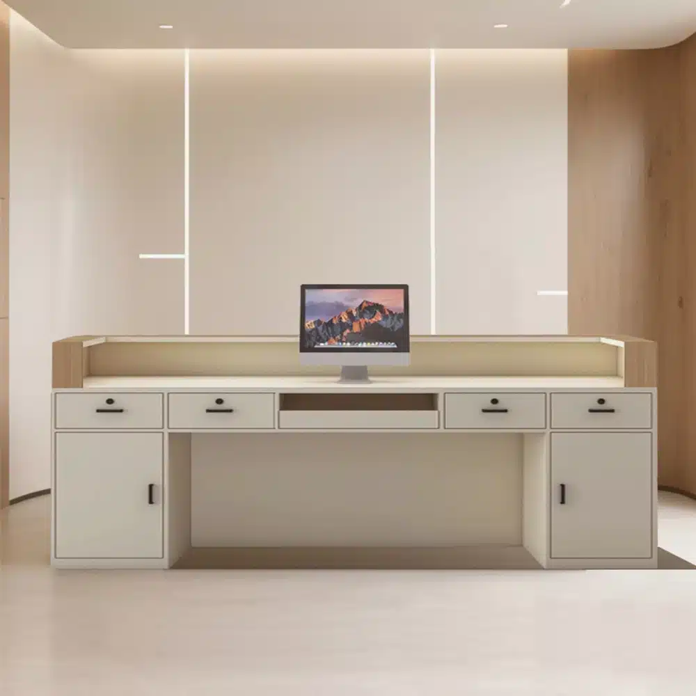 Luxury Cream Reception Desk -  Dance Studio &amp; Boutique Counter - image 6