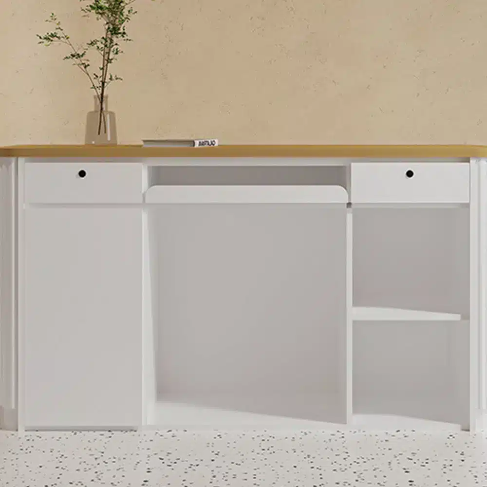 Simple Modern Store Small Lacquered Reception Desk - image 6