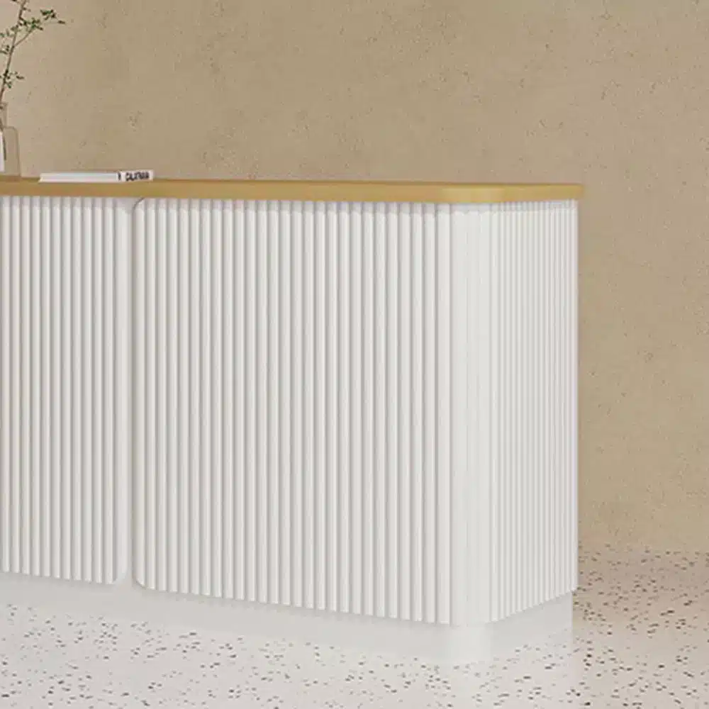 Simple Modern Store Small Lacquered Reception Desk - image 5