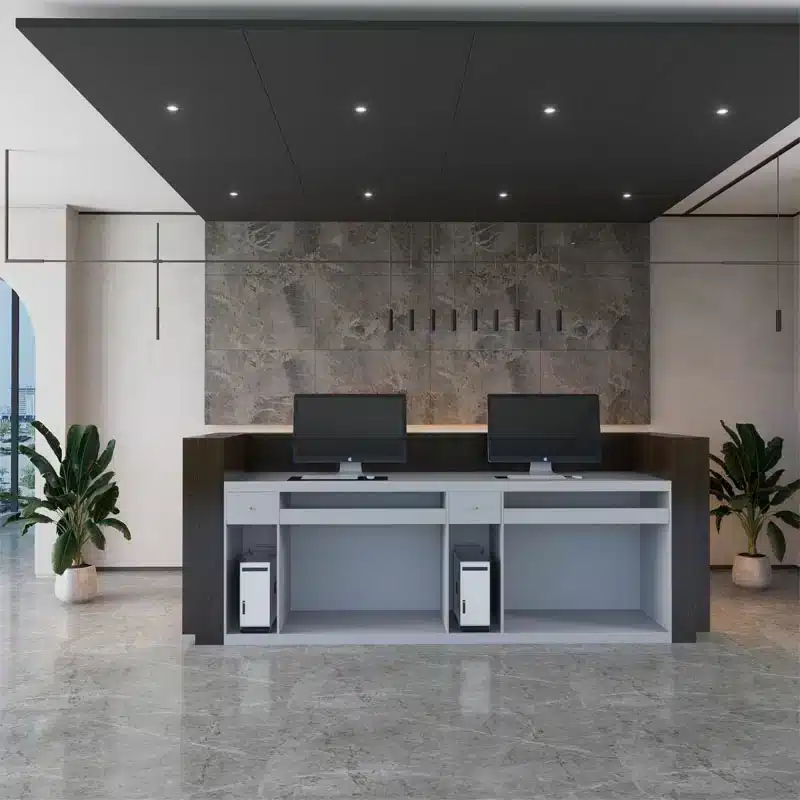 Vintage Hotel Reception Desk - Multi-Functional Bar &amp; Retail Counter - image 2