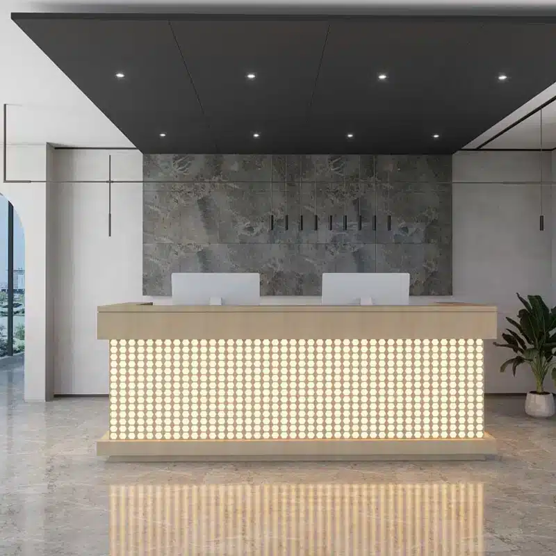 Vintage Hotel Reception Desk - Multi-Functional Bar &amp; Retail Counter - image 4