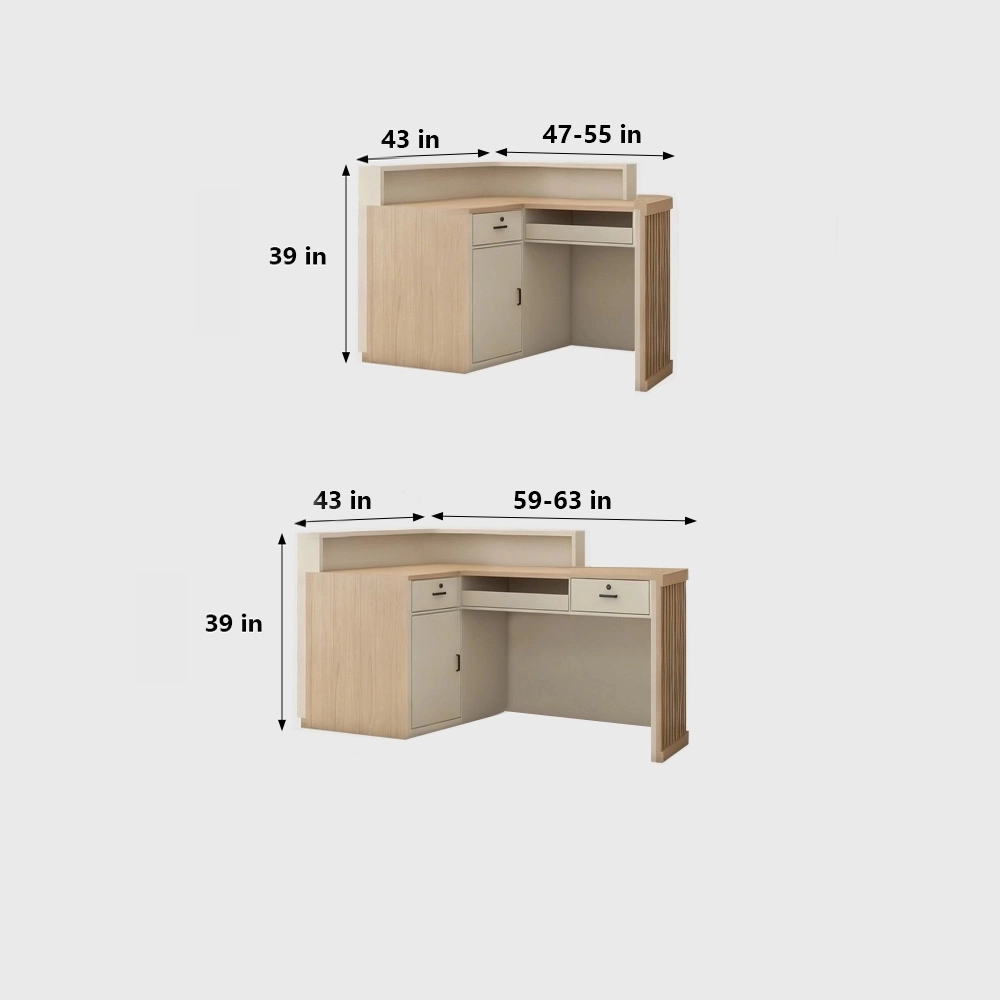 Curved Reception Counters For Stores &amp; Offices - image 3