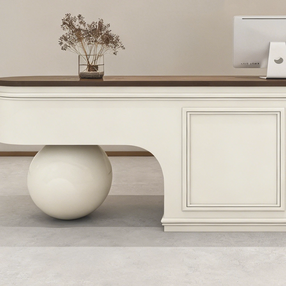 Creative Retro-style Cashier Reception Desk - image 11