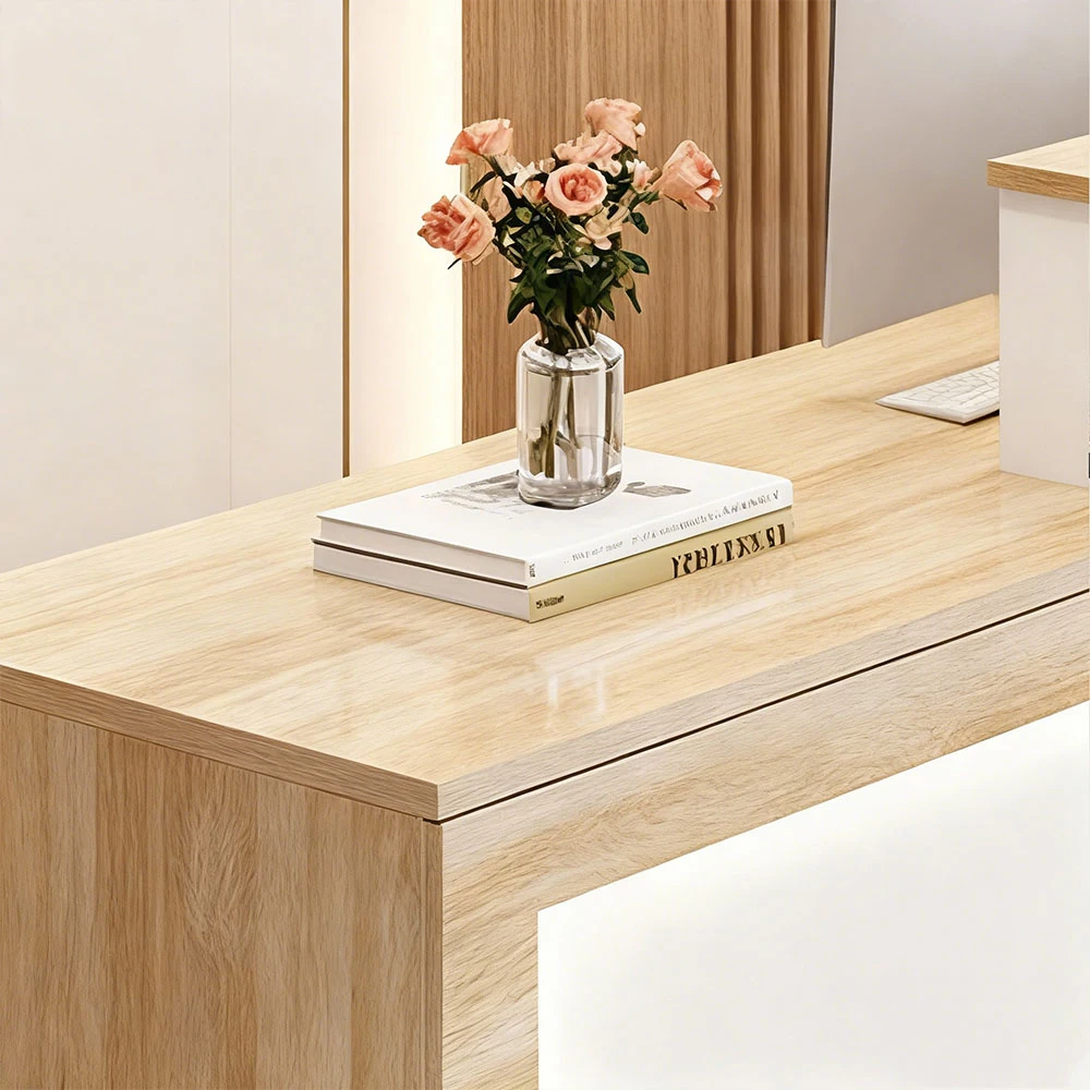 Commercial Curved Front Desk - Reception & Cashier Counter - image 3