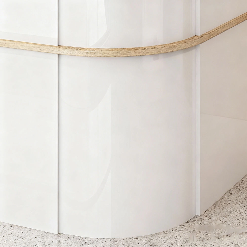Commercial Curved Front Desk - Reception & Cashier Counter - image 5