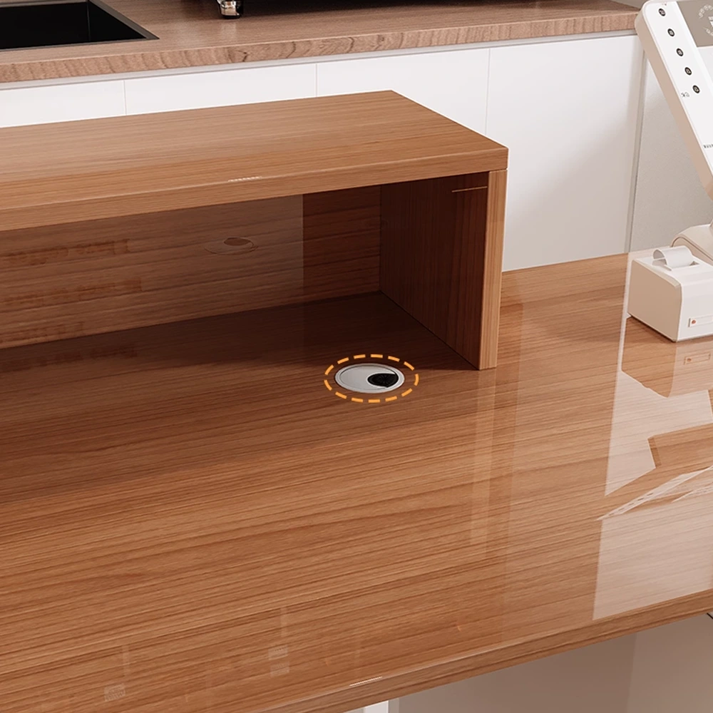 Multifunctional Commercial Corner Reception Desk - image 5