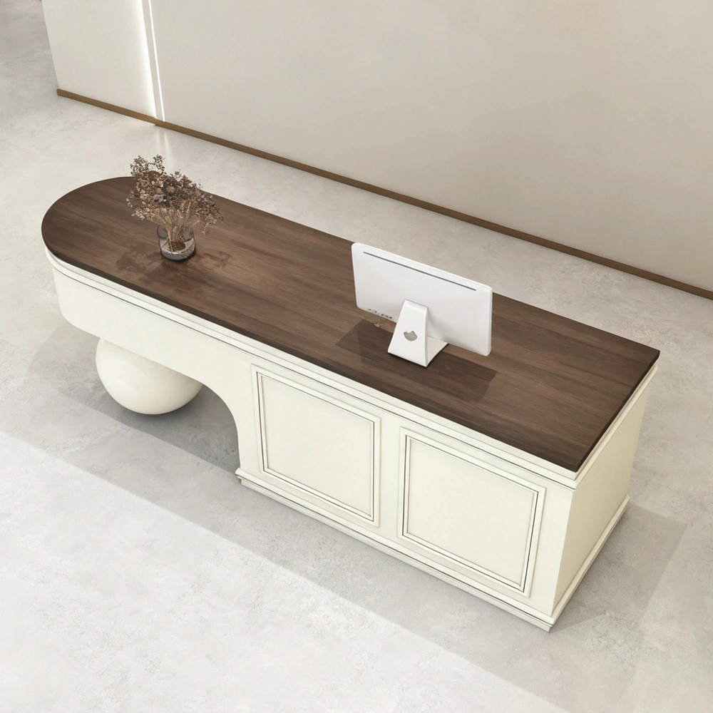 Creative Retro-style Cashier Reception Desk - image 9