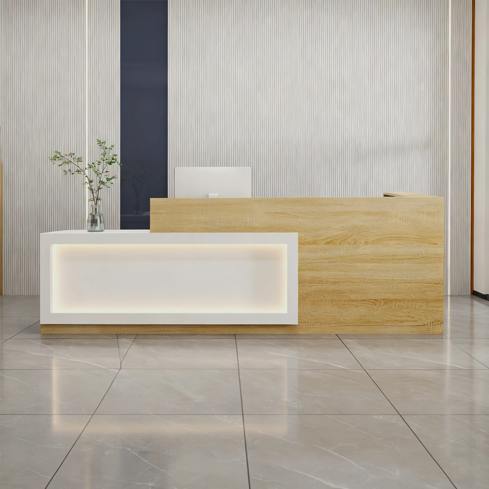 L-shaped High-end Reception Desk - image 3