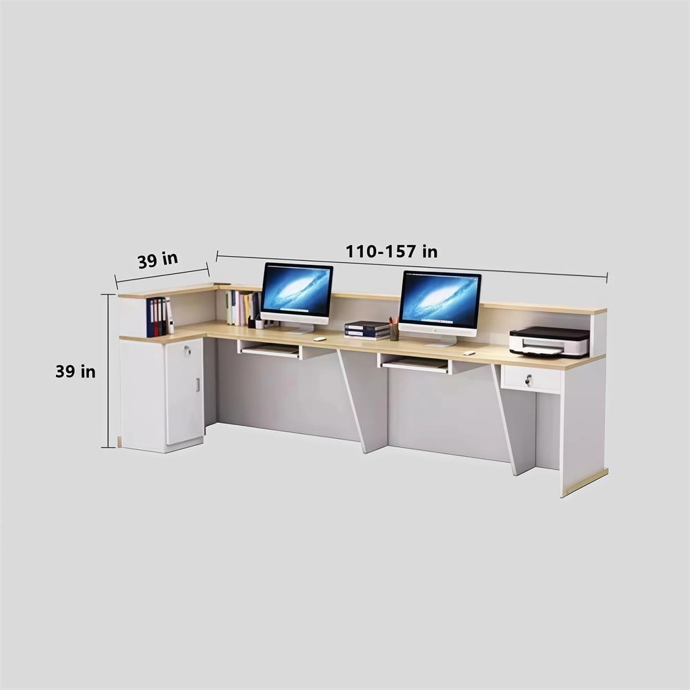 Small Modern Corner Cashier Desk For Shops - image 20