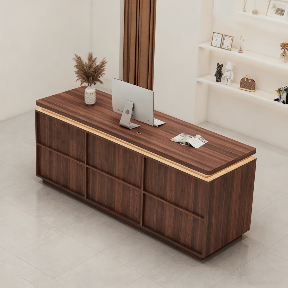 Small Retro-style Reception Desk - image 2