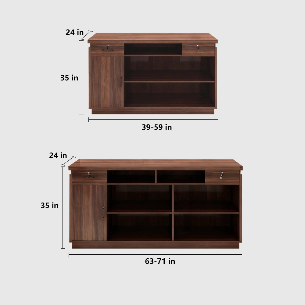 Small Retro-style Reception Desk - image 7