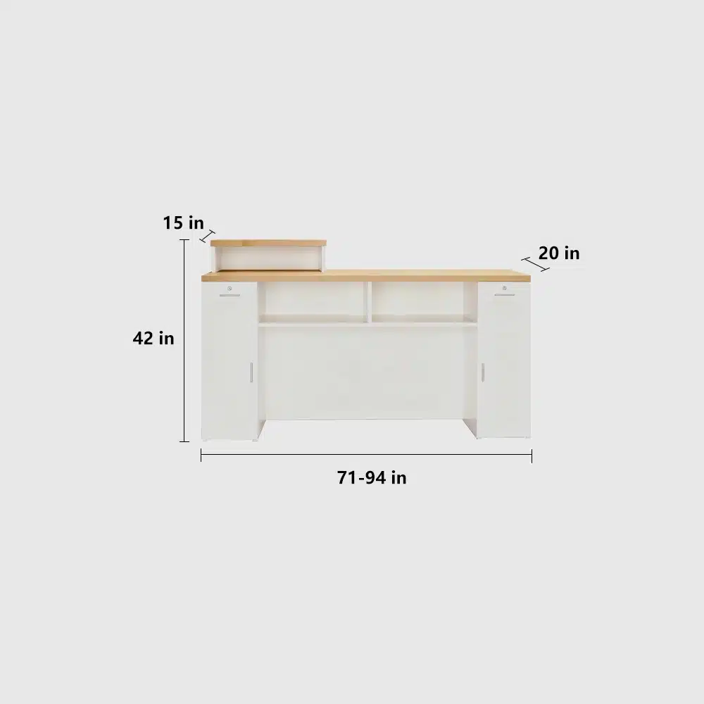 Luxury Cream-Style Small Commercial Cashier Counter - image 7