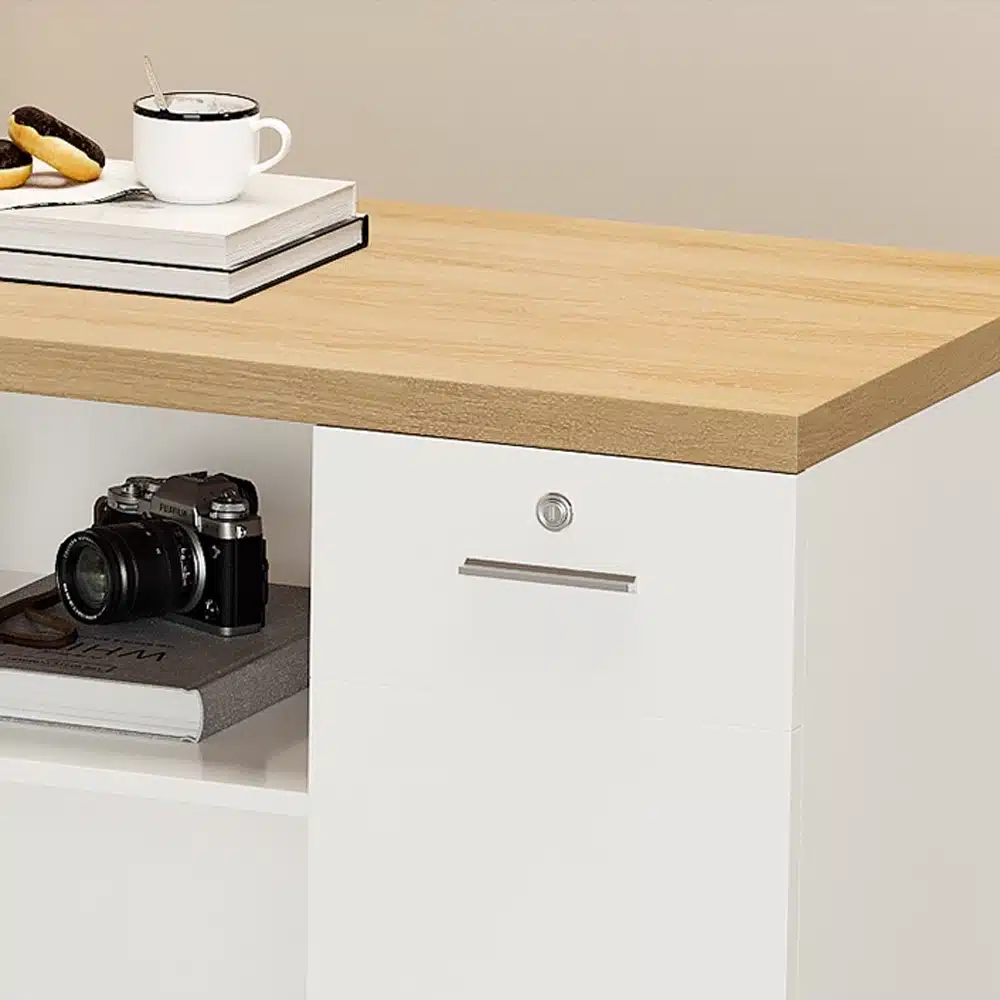 Luxury Cream-Style Small Commercial Cashier Counter - image 5