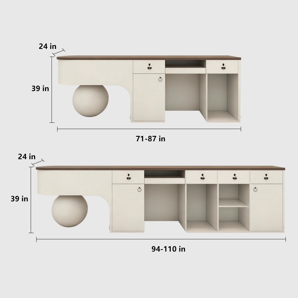 Creative Retro-style Cashier Reception Desk - image 14