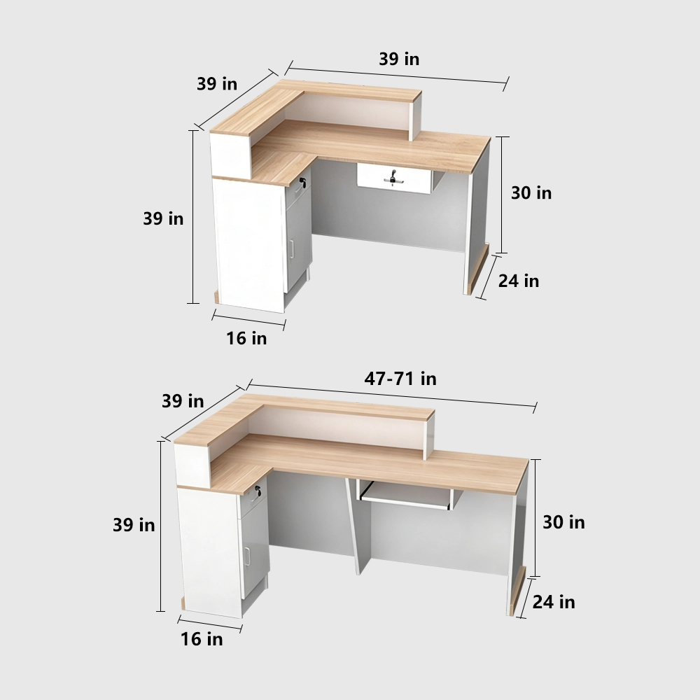Modern Reception Desk For Retail Store Checkout & Cashier Station - image 16