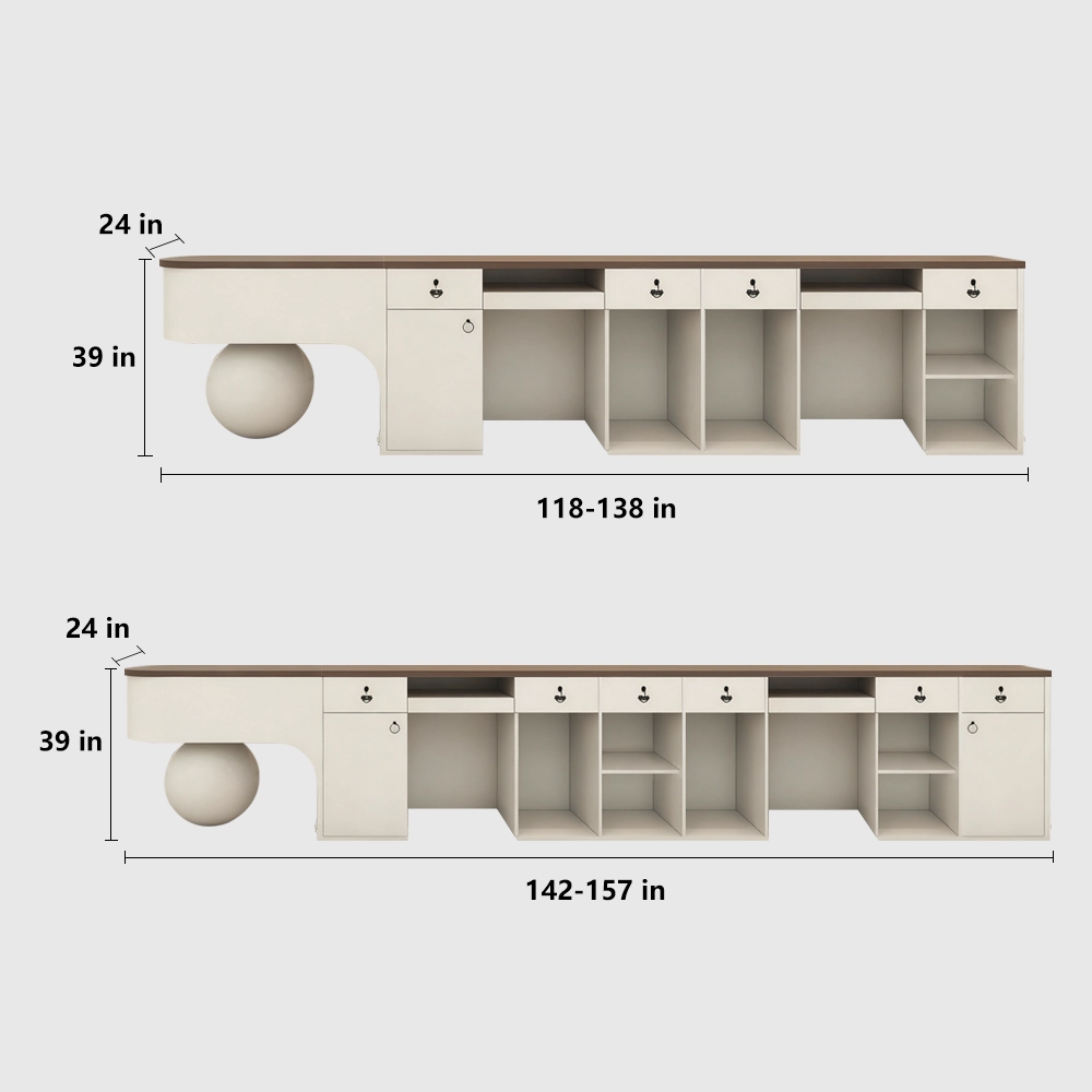 Creative Retro-style Cashier Reception Desk - image 15