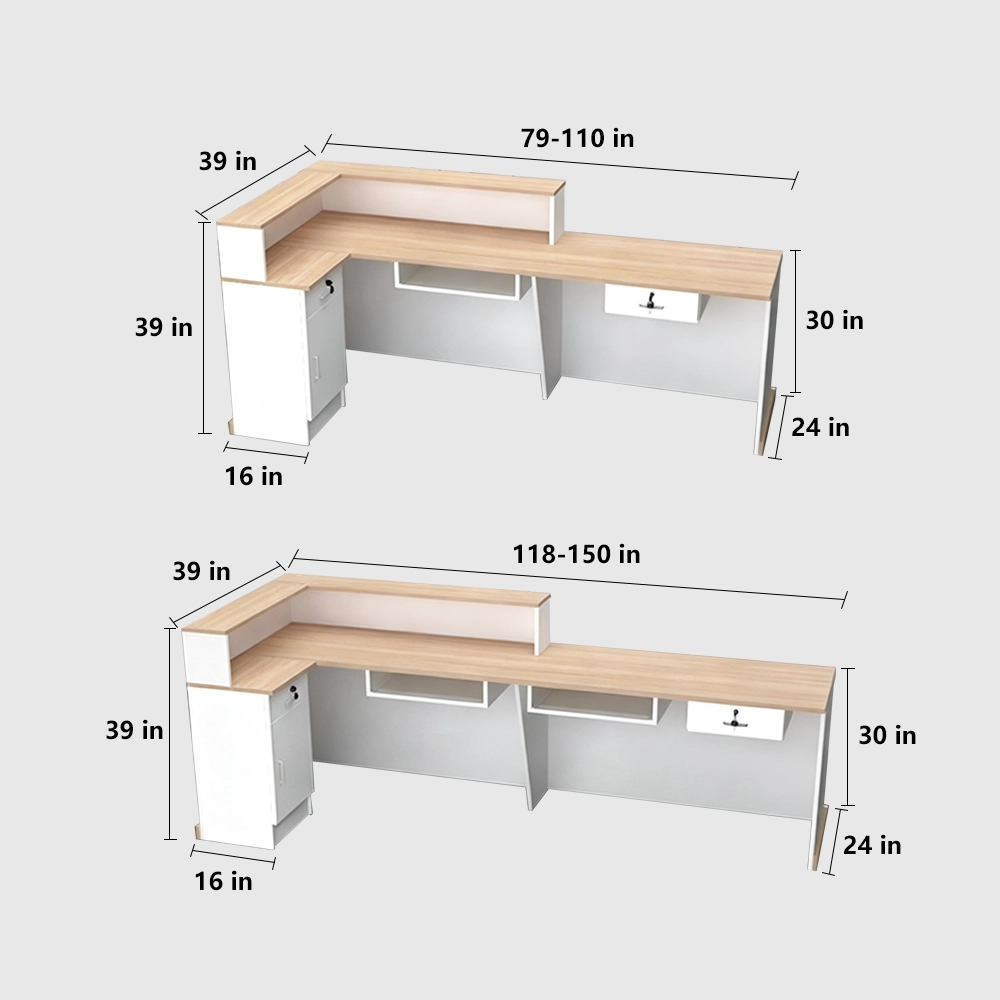 Modern Reception Desk For Retail Store Checkout & Cashier Station - image 17
