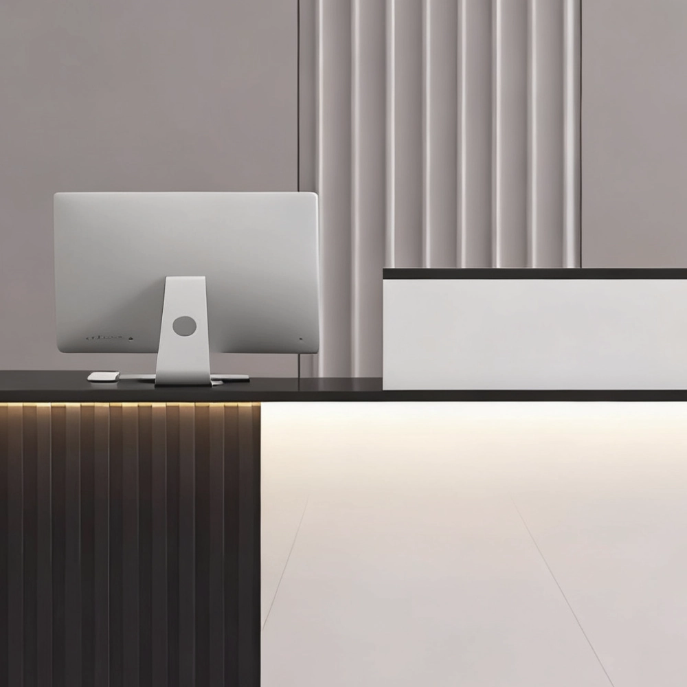 Stylish And Compact Cashier Reception Desk - image 6