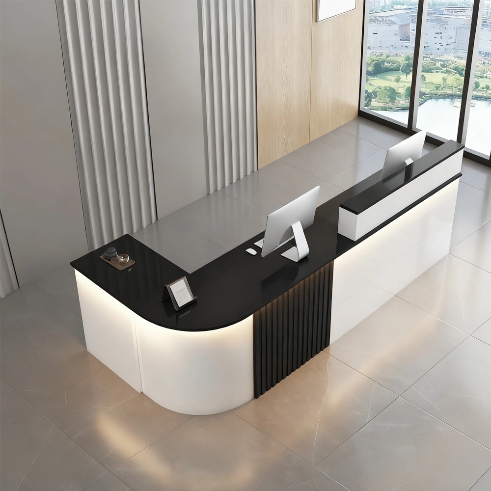 Stylish And Compact Cashier Reception Desk - image 2