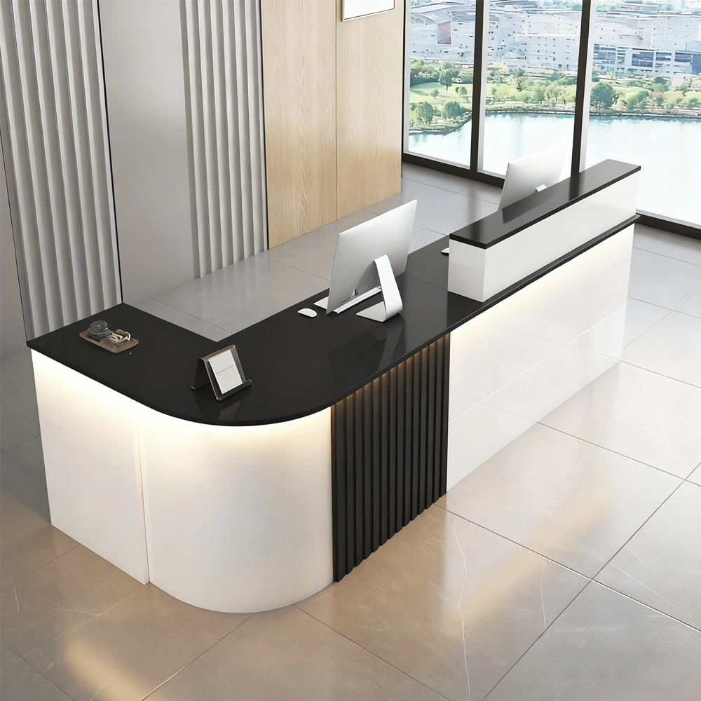 Stylish And Compact Cashier Reception Desk - image 3