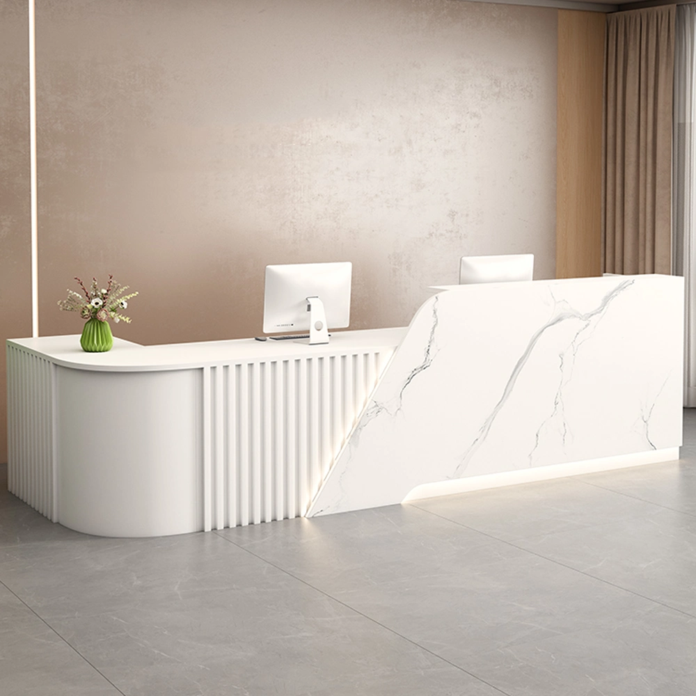 Luxury-featured Corner Reception Desk - image 2