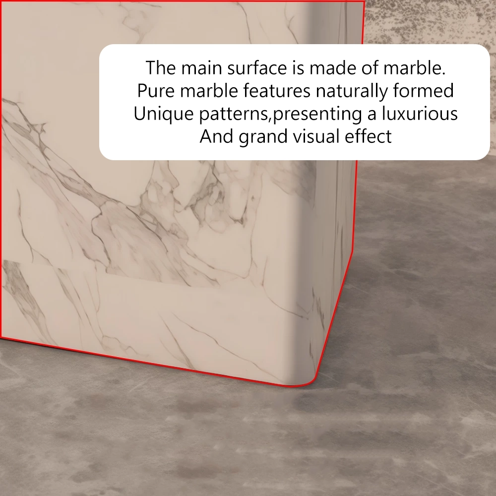 High-end Marble Company Reception Desk - image 6