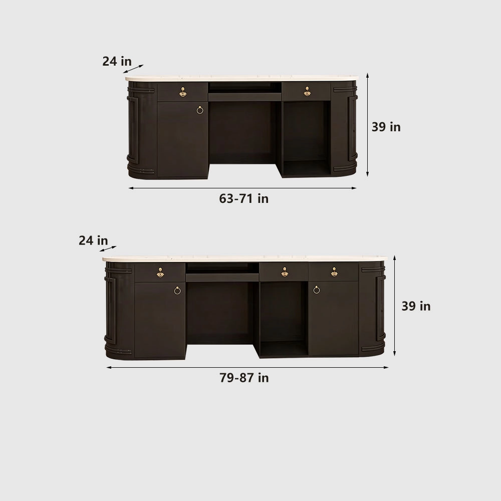 French Vintage Style Cashier Counter - image 8