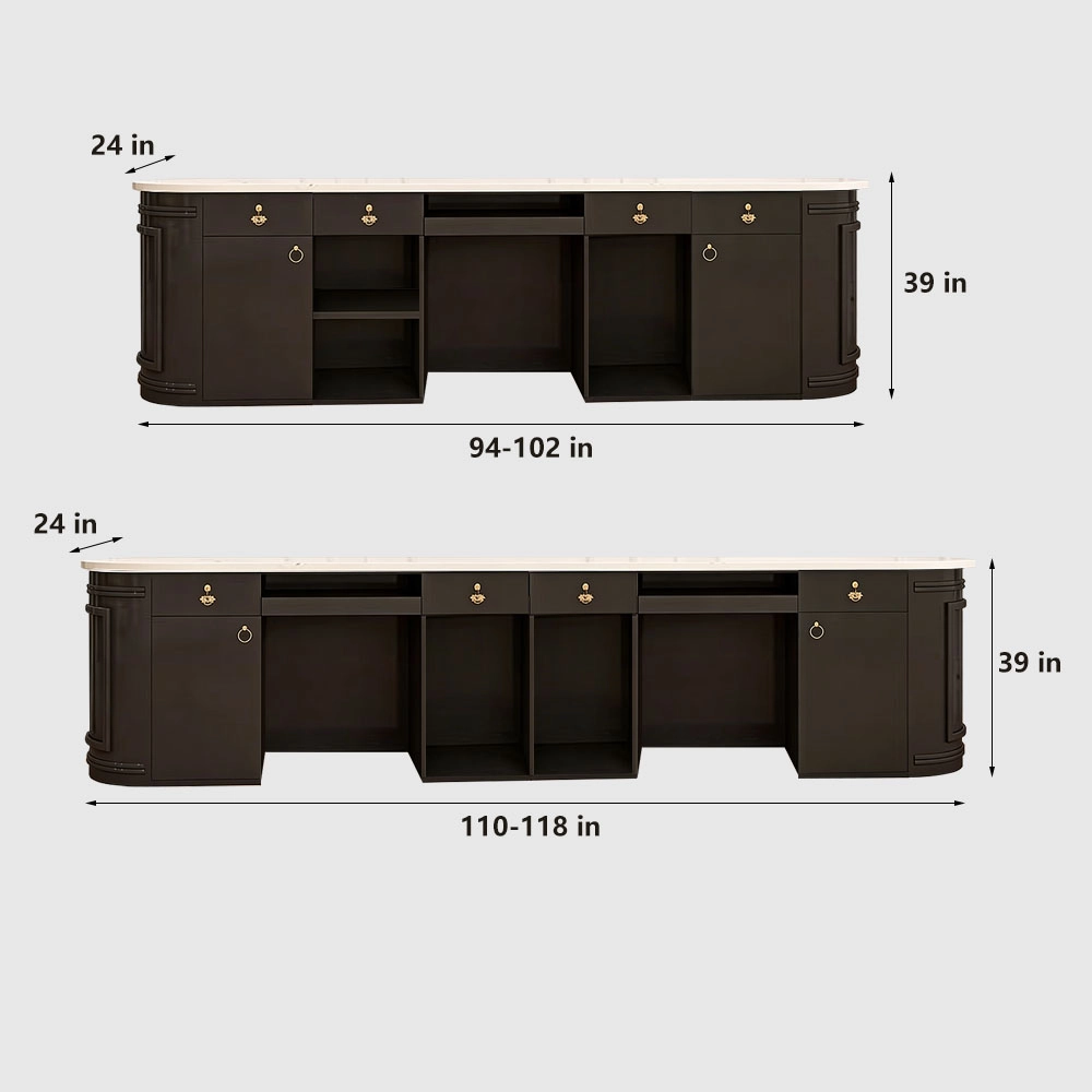 French Vintage Style Cashier Counter - image 9