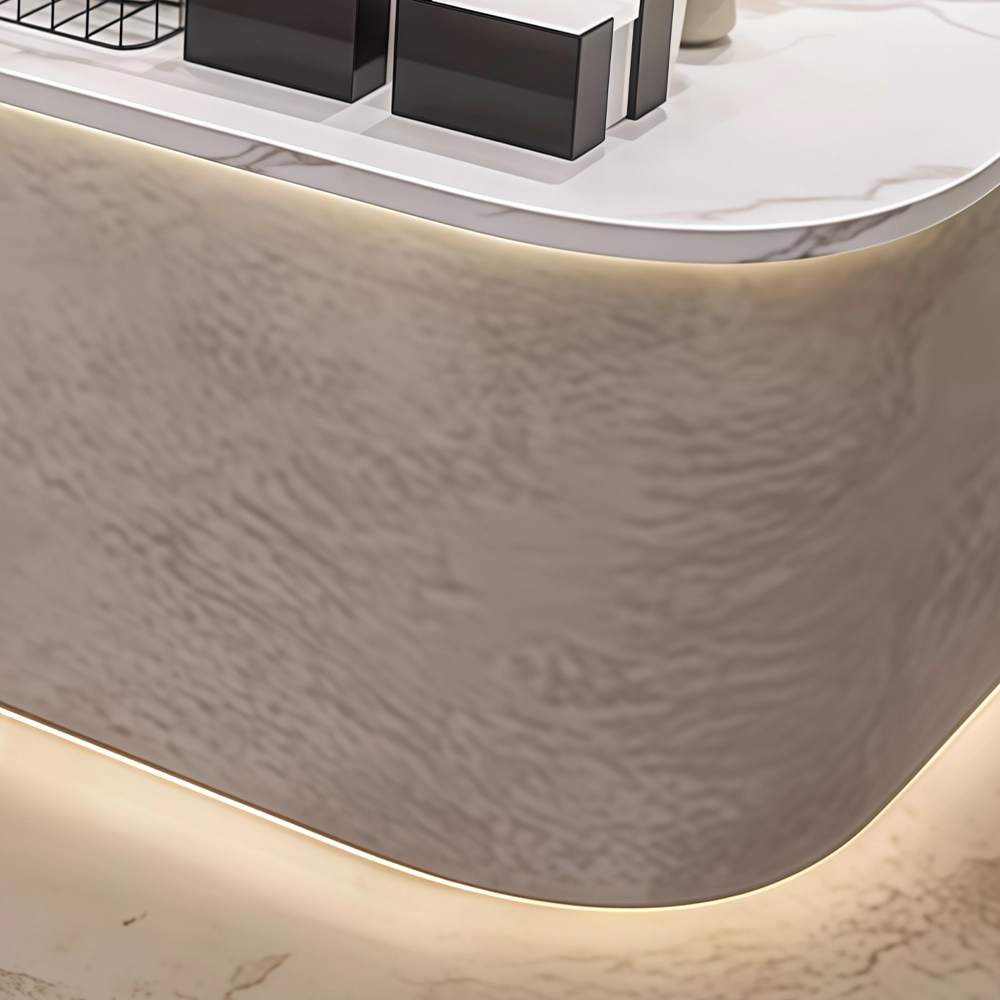 L-Shaped Bar Design for Modern Milk Tea & Bistro Cafes - image 5