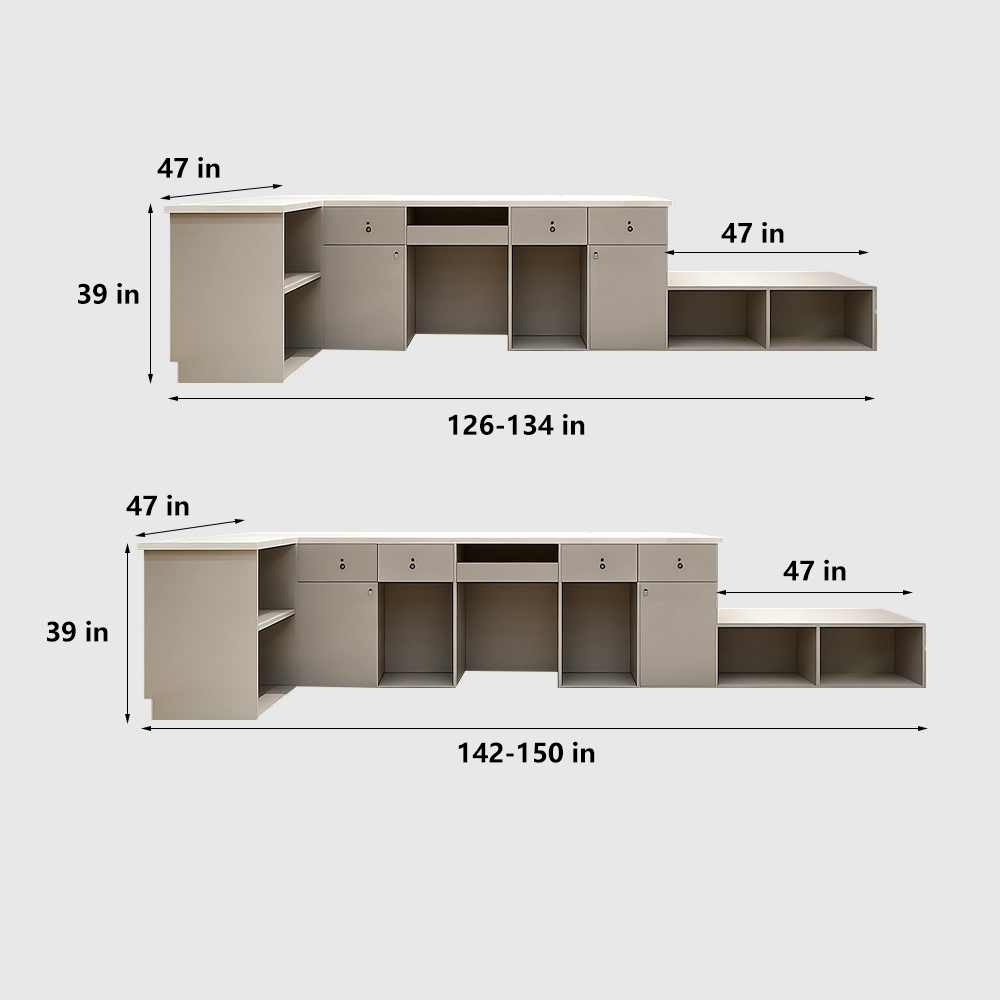 L-Shaped Bar Design for Modern Milk Tea & Bistro Cafes - image 8