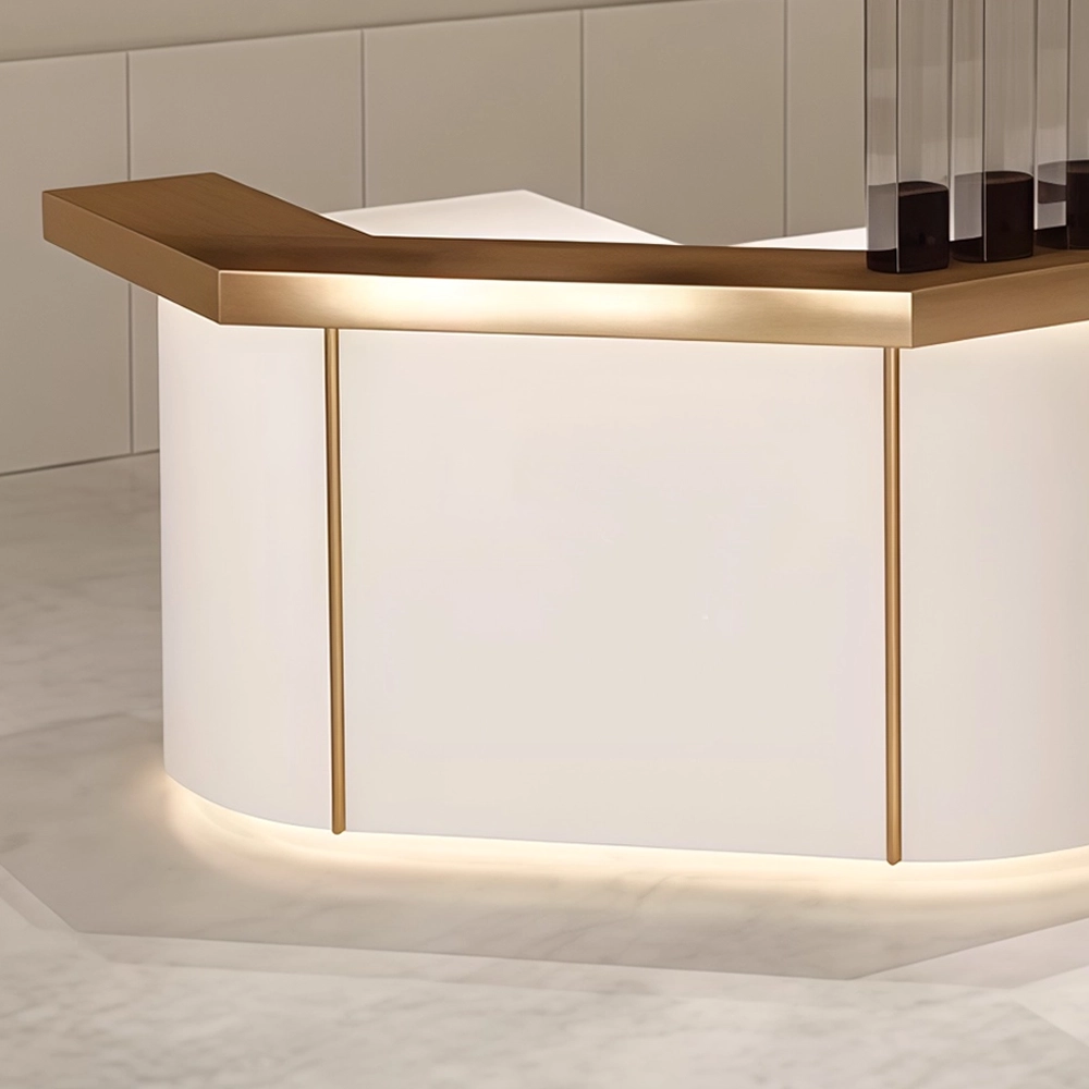 Modern Cream Tone Bistro & Reception Desk - image 5