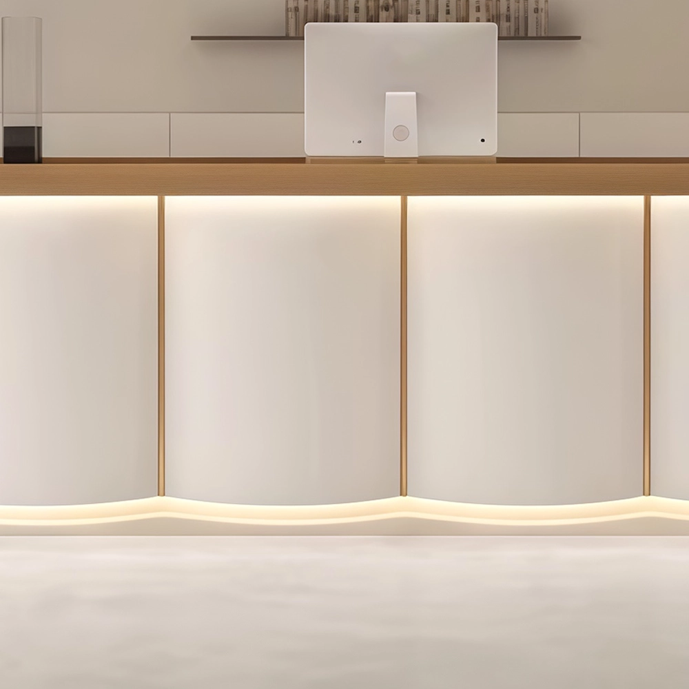 Modern Cream Tone Bistro & Reception Desk - image 6