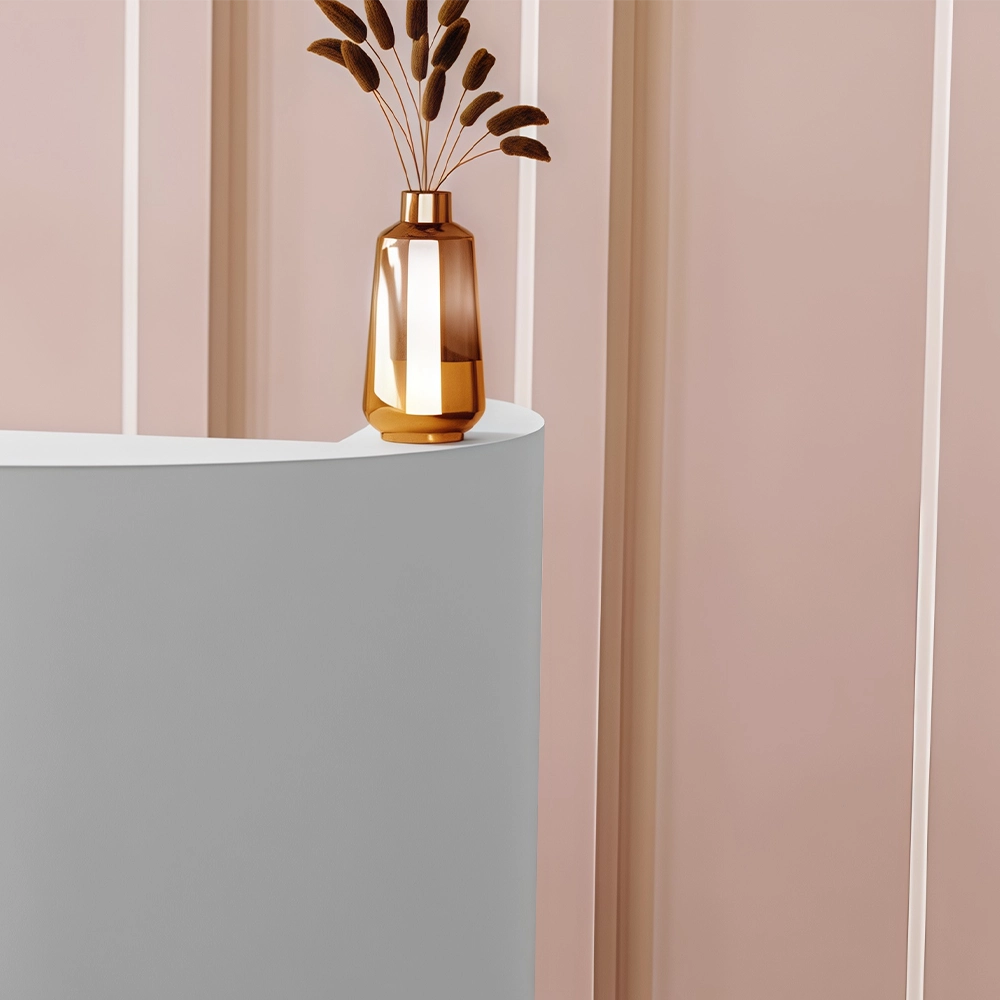 Modern Lacquer Boutique Counter Small Reception Desk - image 5