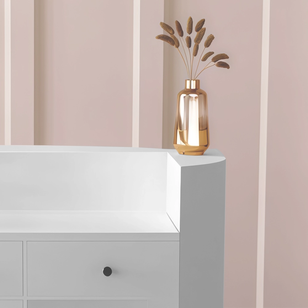 Modern Lacquer Boutique Counter Small Reception Desk - image 4