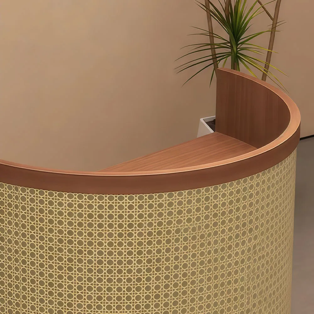 Modern Rattan Small Cashier Desk for Boutique - image 5