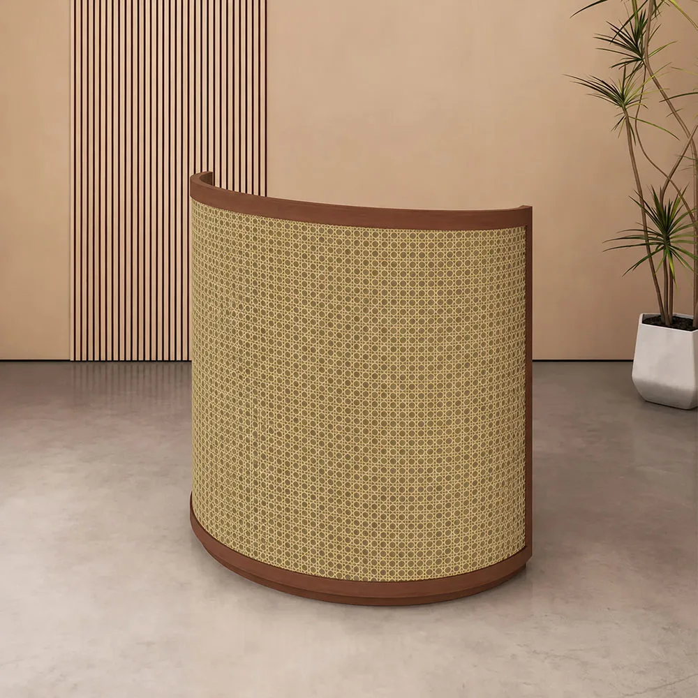 Modern Rattan Small Cashier Desk for Boutique - image 3