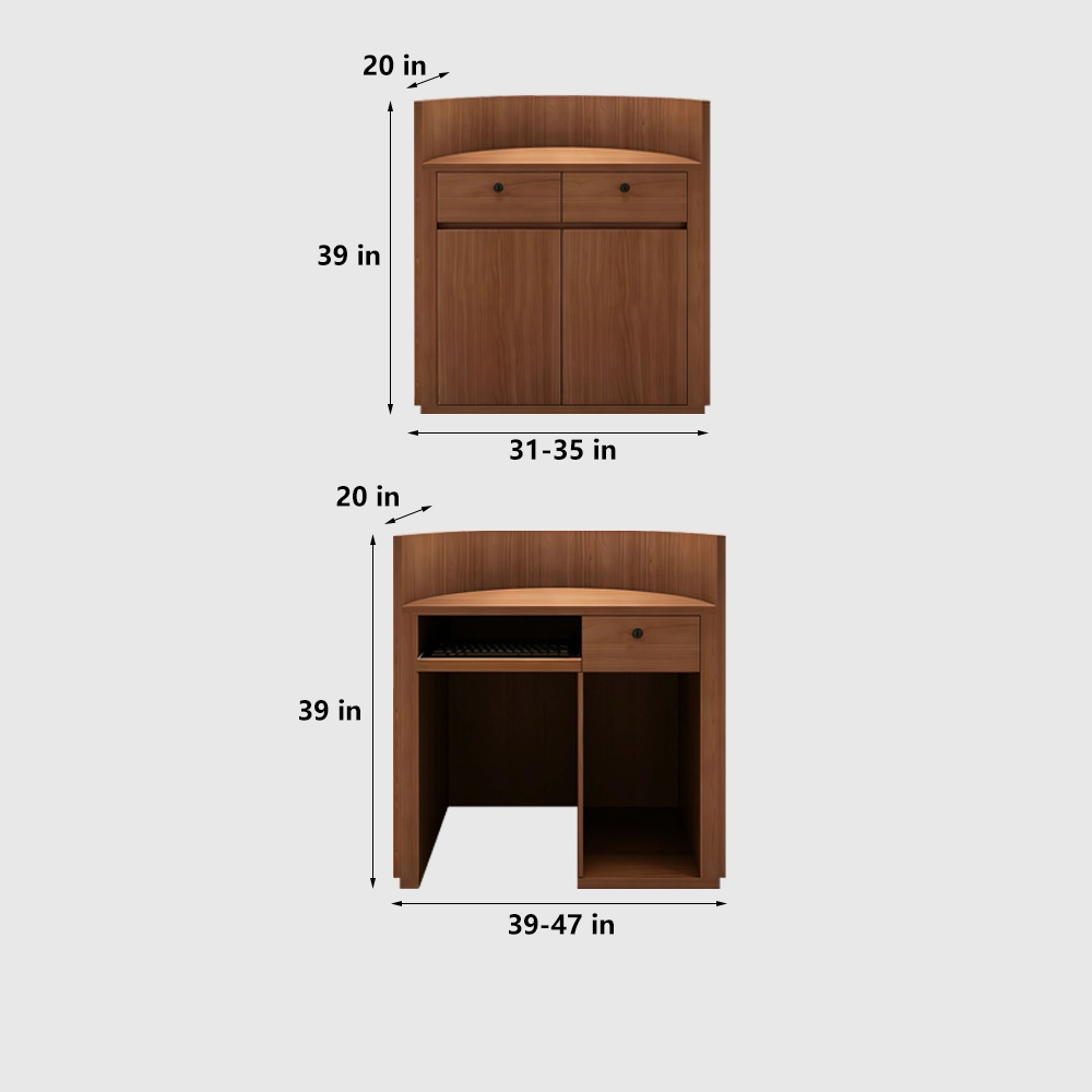 Modern Rattan Small Cashier Desk for Boutique - image 7