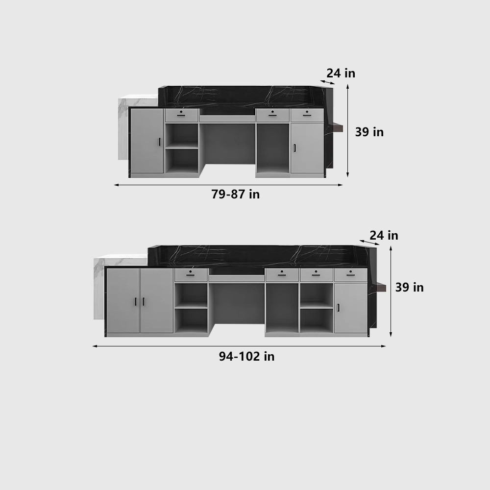 Reception Desks in Composite Stone & Marble For Businesses - image 8