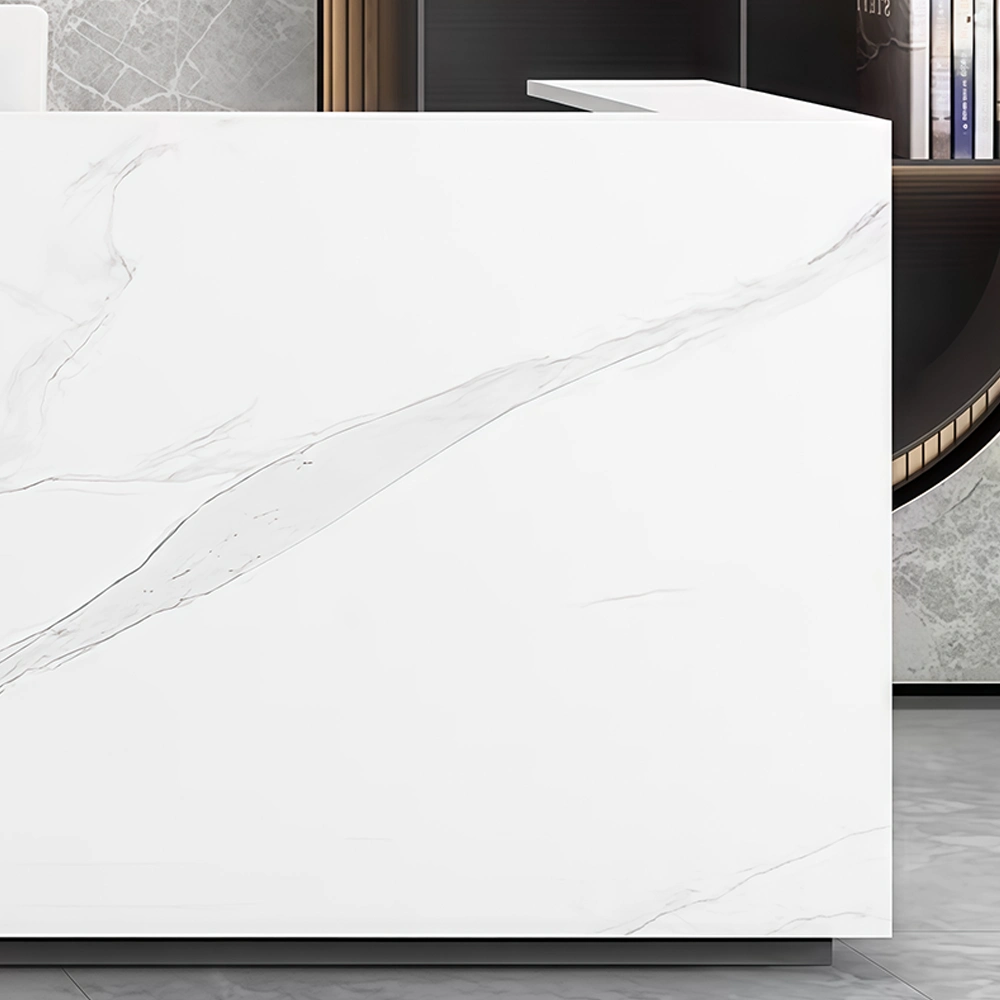Rectangular Marble Reception Desk for Corporate & Hotel Lobby - image 6