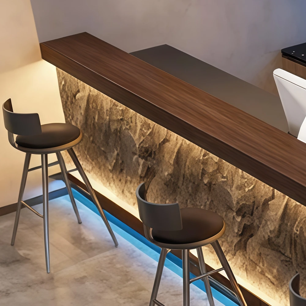 Rustic Industrial Feature  & Bar Counter in Cultured Stone - image 5