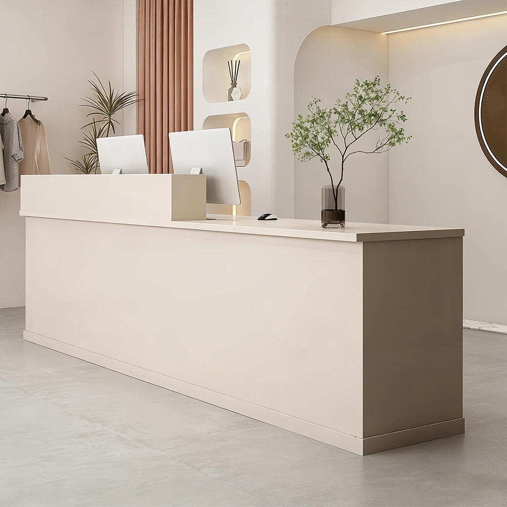 Luxury Lacquer Reception Desk for Salon & Office - image 2