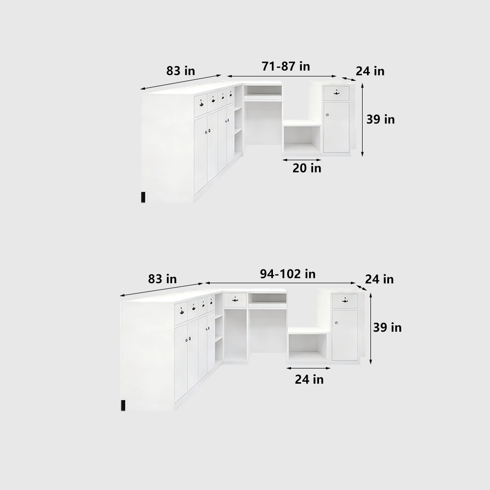 L-Shaped Bakery Cafe Counter & Display Case - image 7
